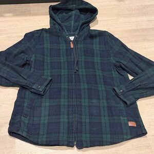 LL Bean Hooded Flannel